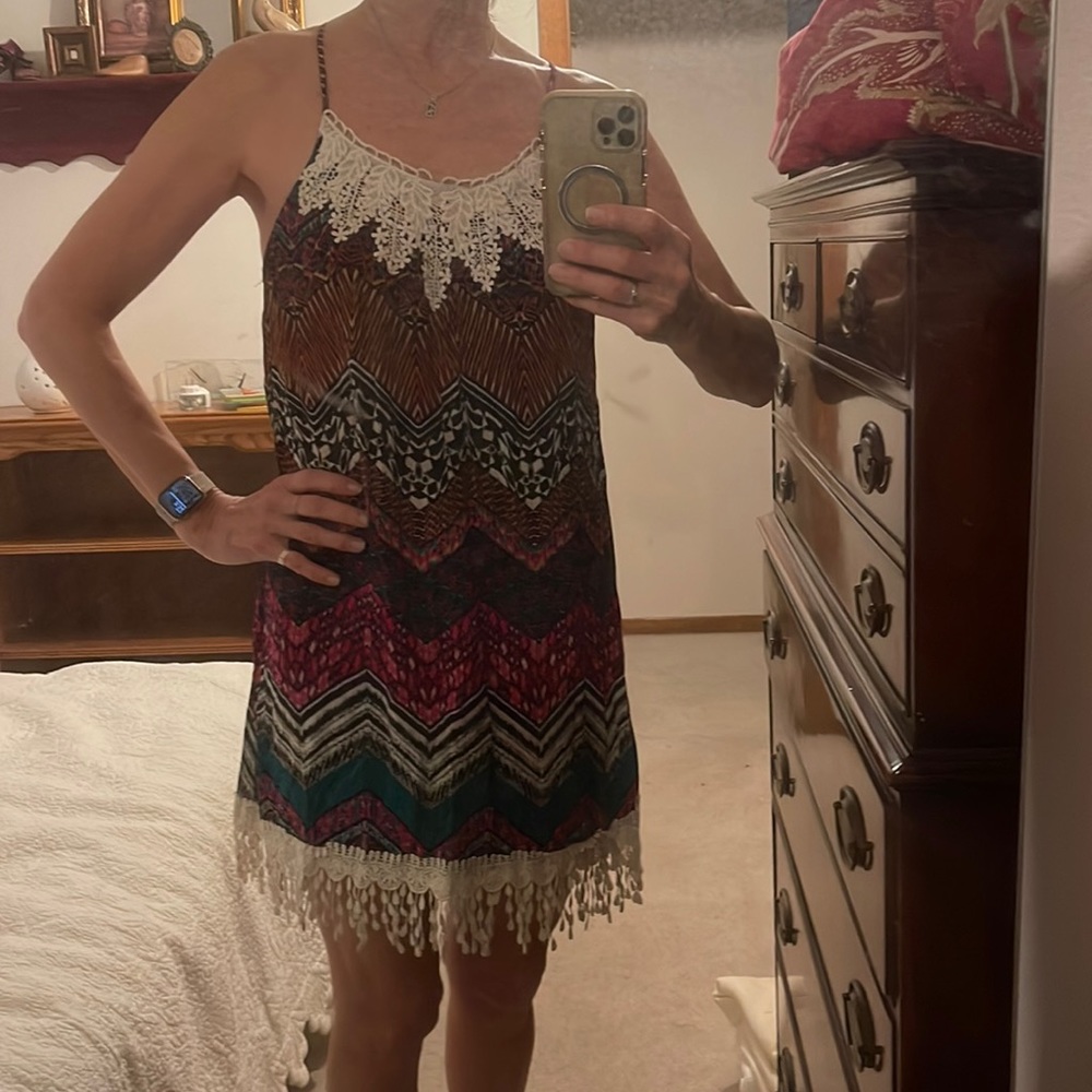 Umgee M multi colored dress.